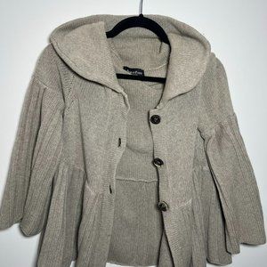 Womens Cream Cardigan